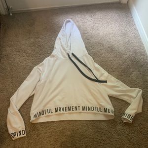 crop top alo sweatshirt